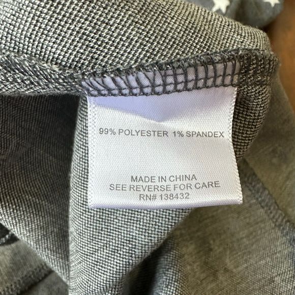 MODCLOTH 3/4 Sleeve Star Print Sheath Mini Dress in Grey - Picture 7 of 10